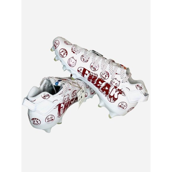 Adidas Freak 22 Big Mood GZ6901 Emoji White/Red Football Cleats Mens Size 14 - Picture 8 of 11